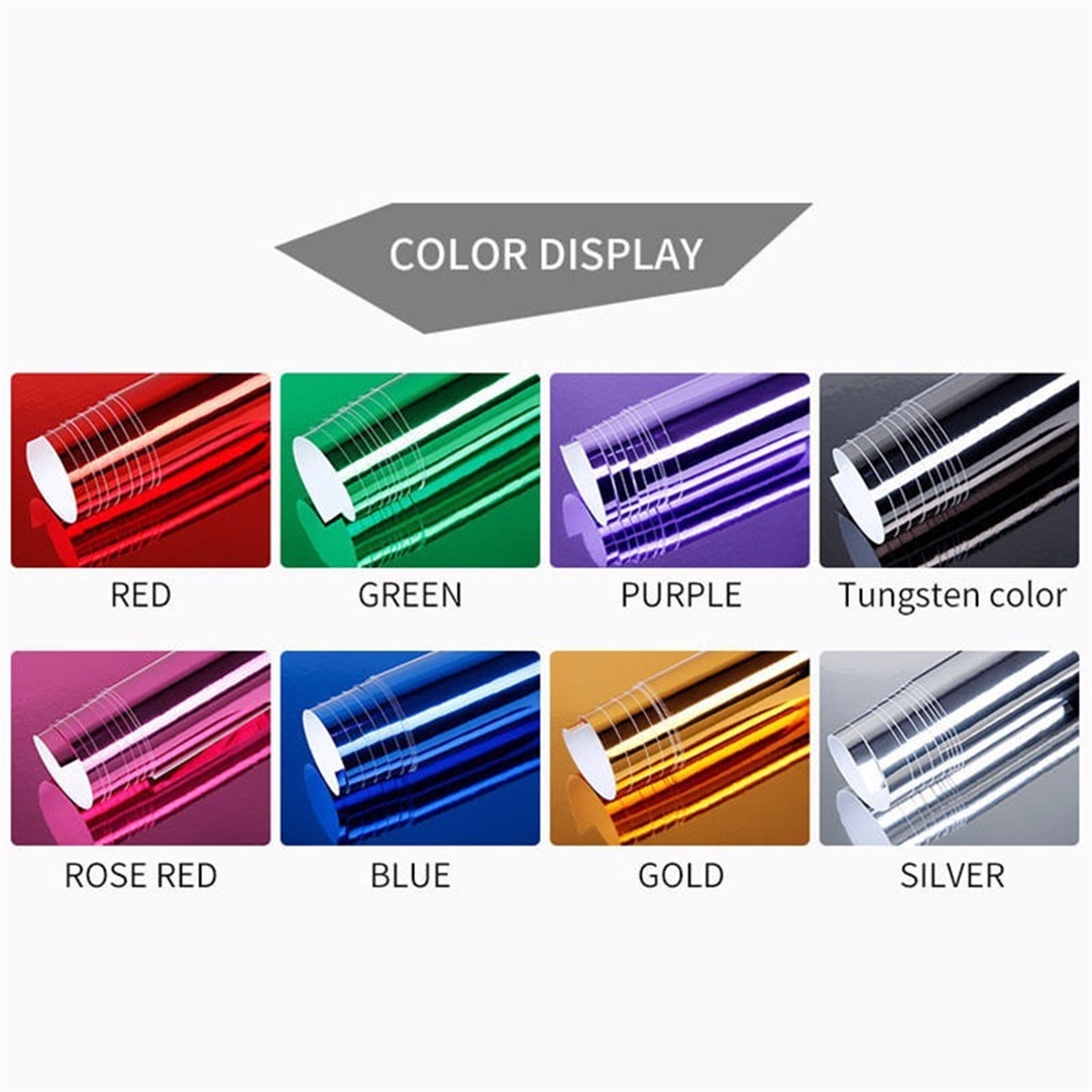 30x152cm-Chrome-Vinyl-Car-Wrap-Sticker-Decal-Sheet-Film-Decor-Sticker-1794031