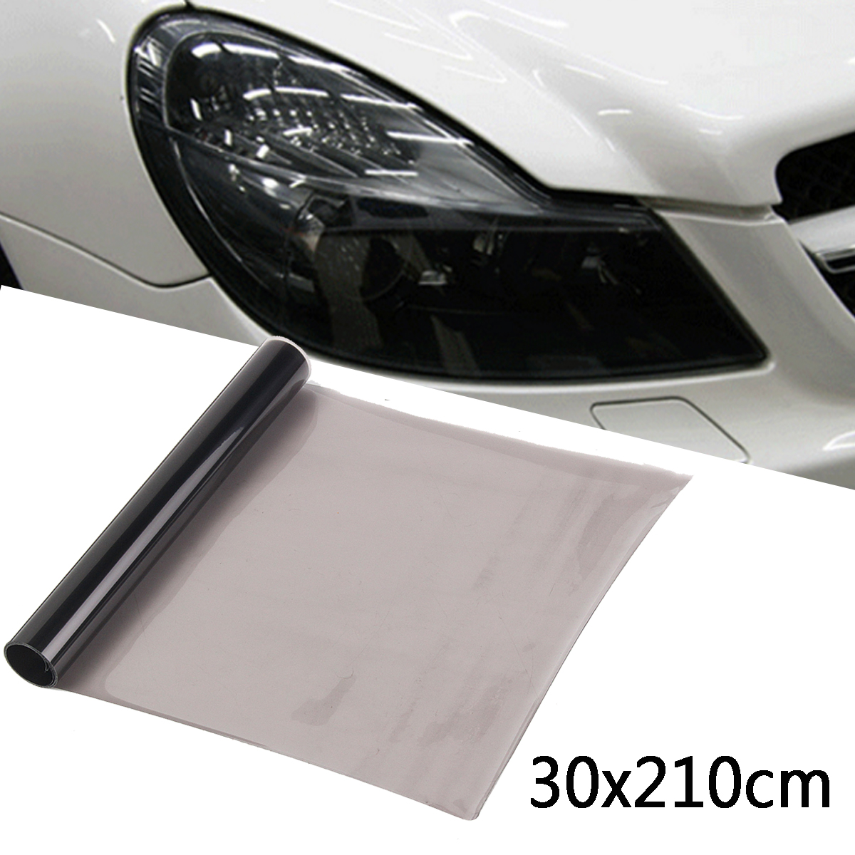 30x180cm-Light-Black-Car-Headlight-Film-Taillight-Vinyl-Tint-Fog-Light-Protection-Sheet-Sticker-DIY-1422804