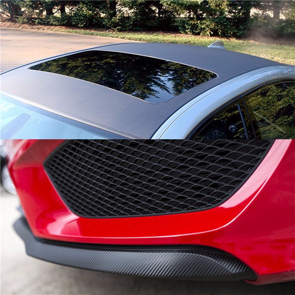 3D-Carbon-Fiber-Vinyl-Car-Wrap-Sheet-Roll-Film-Sticker-Decal-DIY-100quotx12quot-Black-1029619