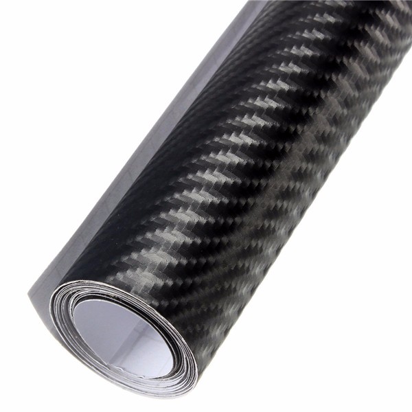 3D-Carbon-Fiber-Vinyl-Car-Wrap-Sheet-Roll-Film-Sticker-Decal-DIY-100quotx12quot-Black-1029619