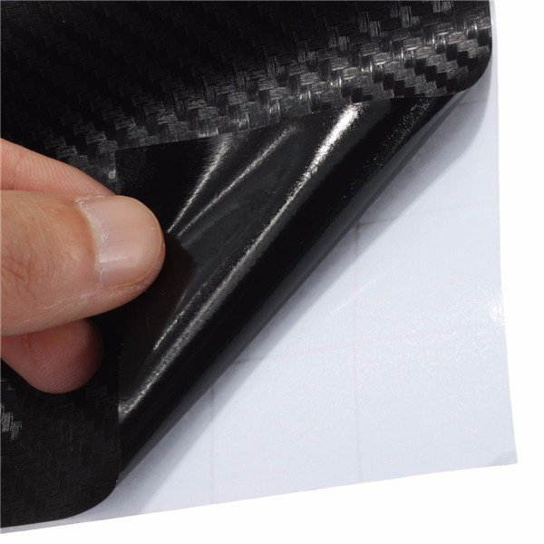 3D-Carbon-Fiber-Vinyl-Car-Wrap-Sheet-Roll-Film-Sticker-Decal-DIY-100quotx12quot-Black-1029619