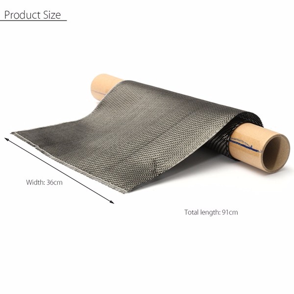 3K-36X91cm-Black-Real-Carbon-Fiber-Cloth-Tape-Fabric-Twill-UNI-Directional-Weave-For-Car-Bicycle-1110098