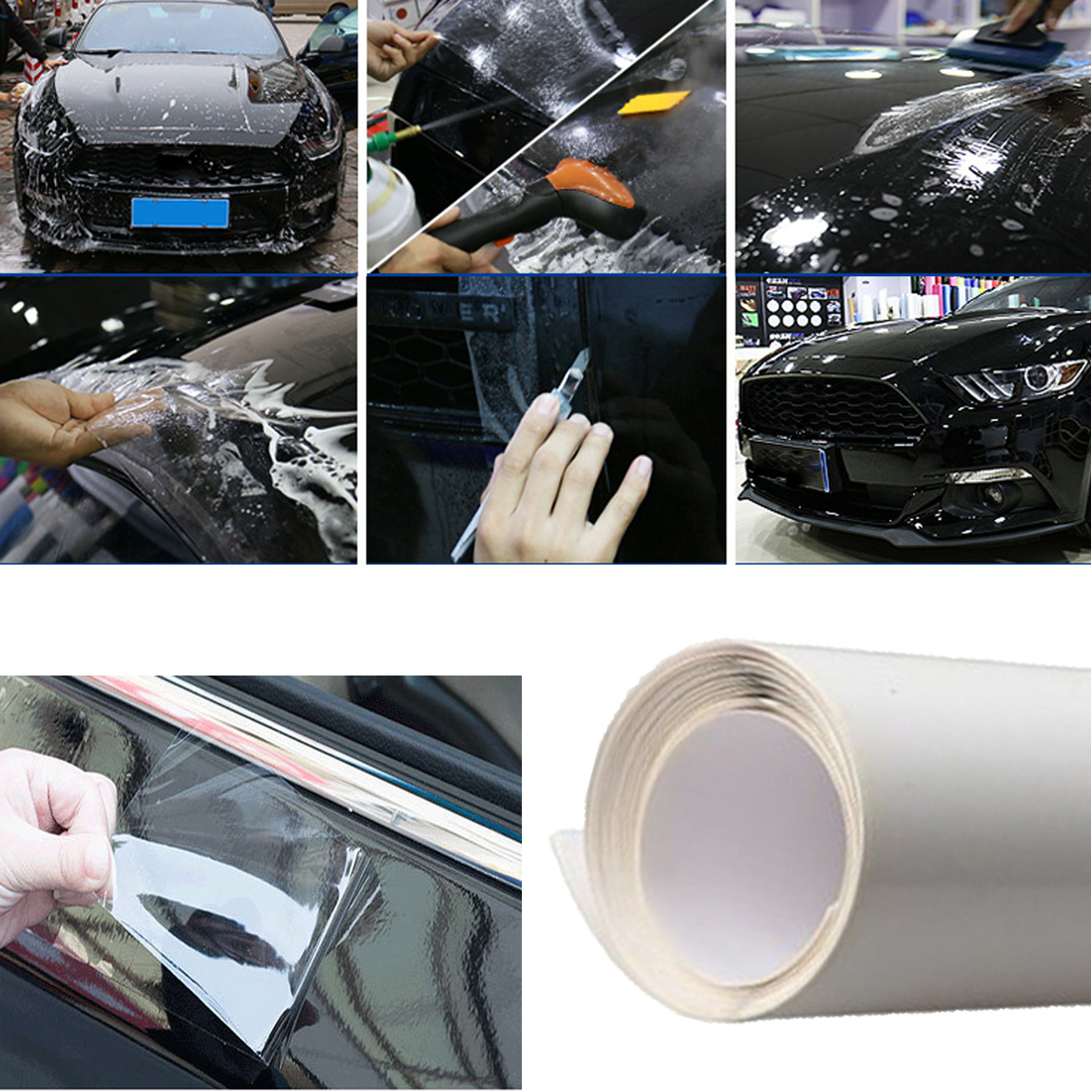 40x200cm-Car-Door-Edge-Clear-Protective-Satin-Finish-Vinyl-Wrap-Guard-Film-Sheet-Transparent-Sticker-1526253