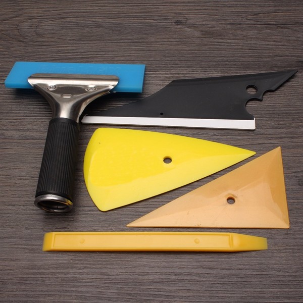 5pcs-Car-Window-Tinting--Wrapping-Installation-Tools-Kit-Set-Contour-Squeegee-1110484