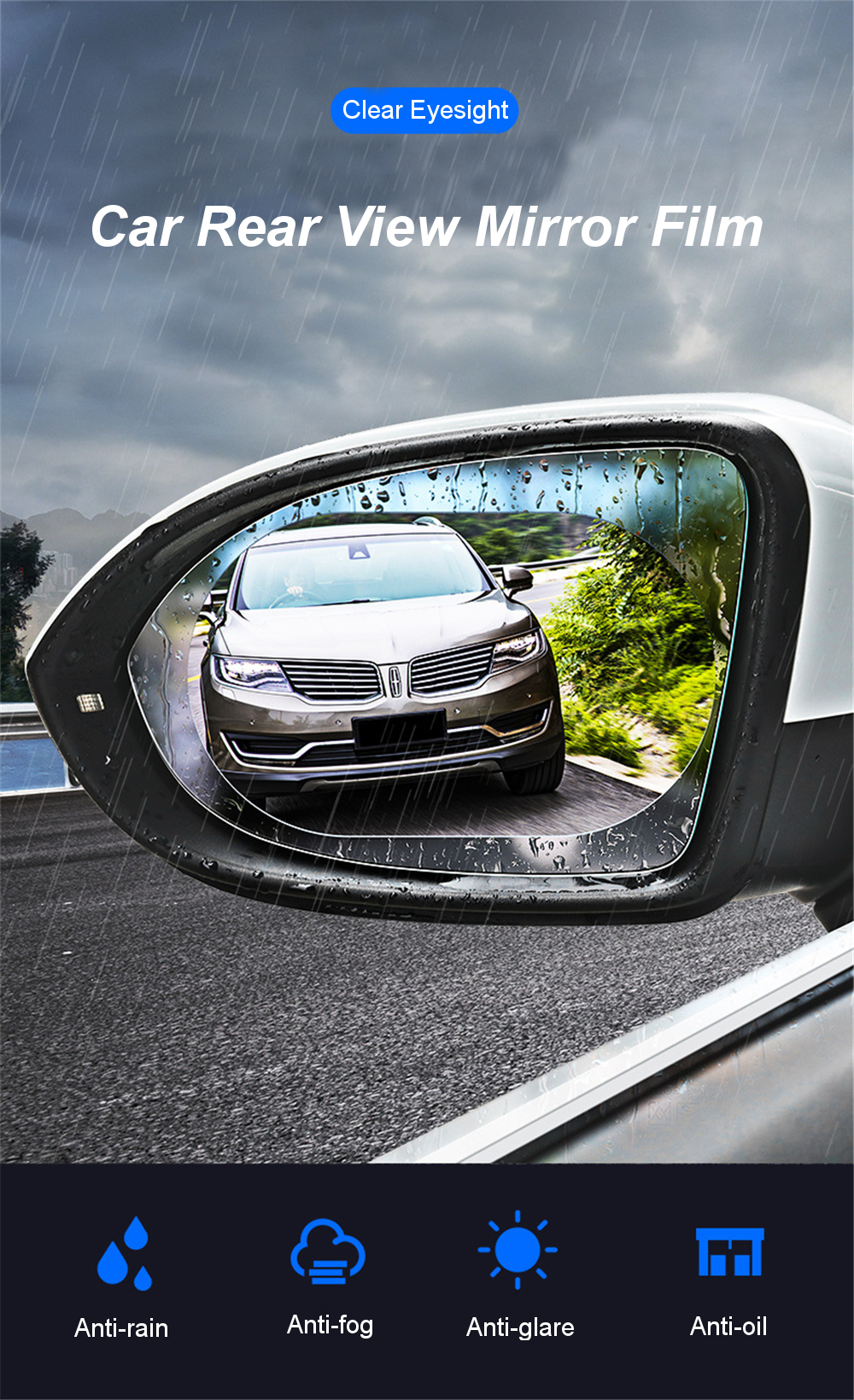 Cafele-Car-Rearview-Mirror-Protective-Film-Rainproof-Anti-Fog-Anti-glare-Window-Clear-Protector-2Pcs-1387072