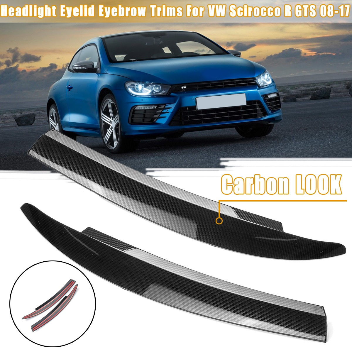 Carbon-Fiber-Front-Headlight-Eyelid-Eyebrow-Trims-For-VW-Scirocco-GTS-2008-2017-1646284