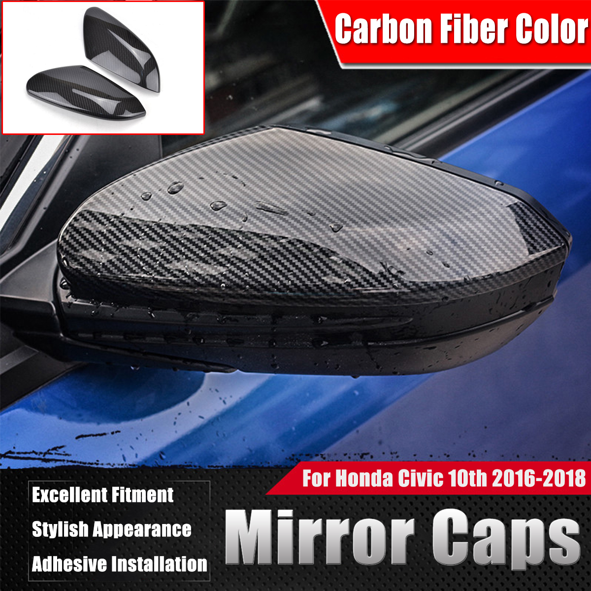 Carbon-Fiber-Style-Rear-View-Side-Car-Mirror-Trim-Cover-Caps-For-Honda-Civic-16-2018-1540682