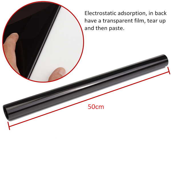 Dark-Black-Car-Window-Tint-VLT-20-6M-x-50CM-Film-Tinting-Solar-Protection-1011037