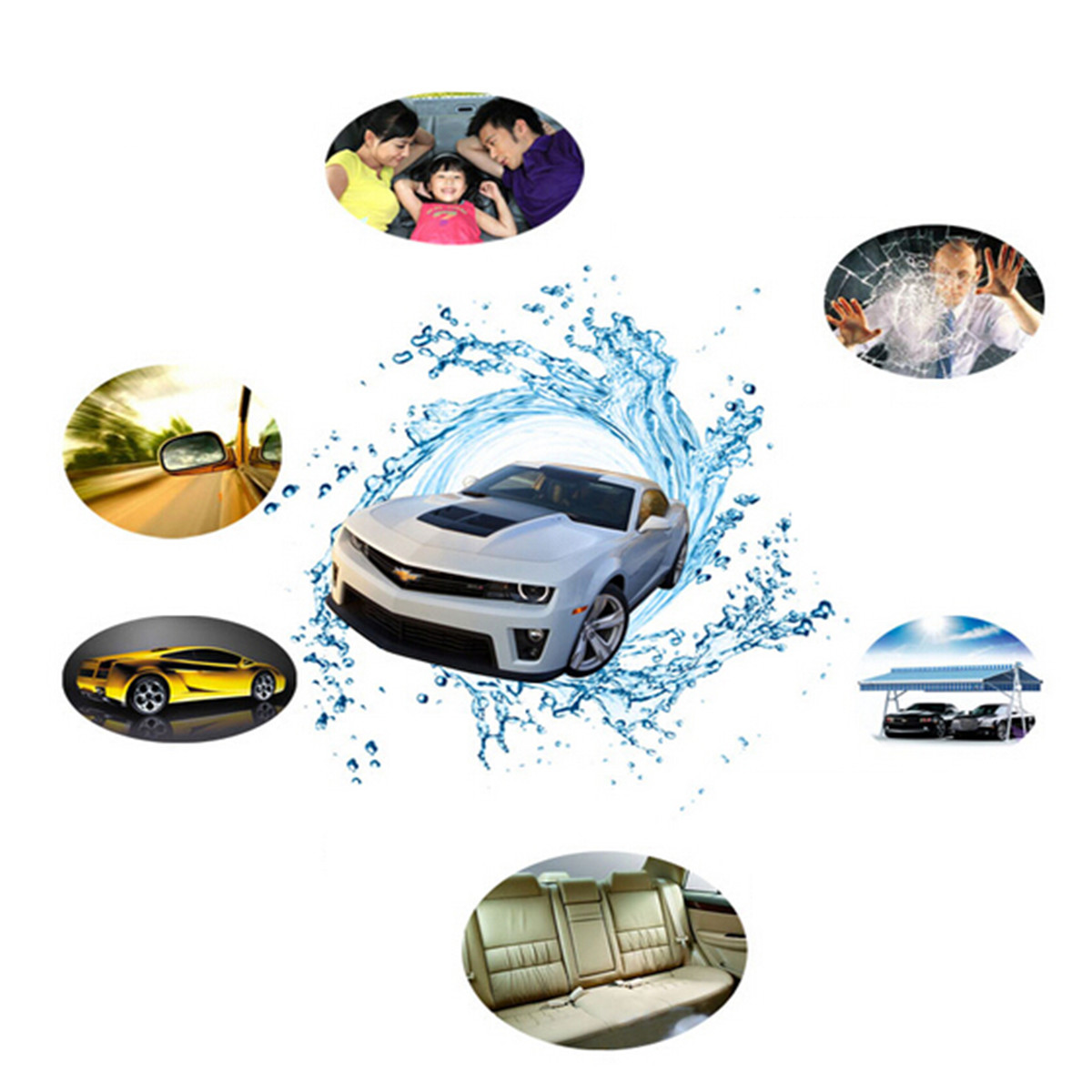 Window-Tint-Film-Black-30-50cm-X-6m-Roll-2-PLY-Car-Auto-House-Commercial-1566466