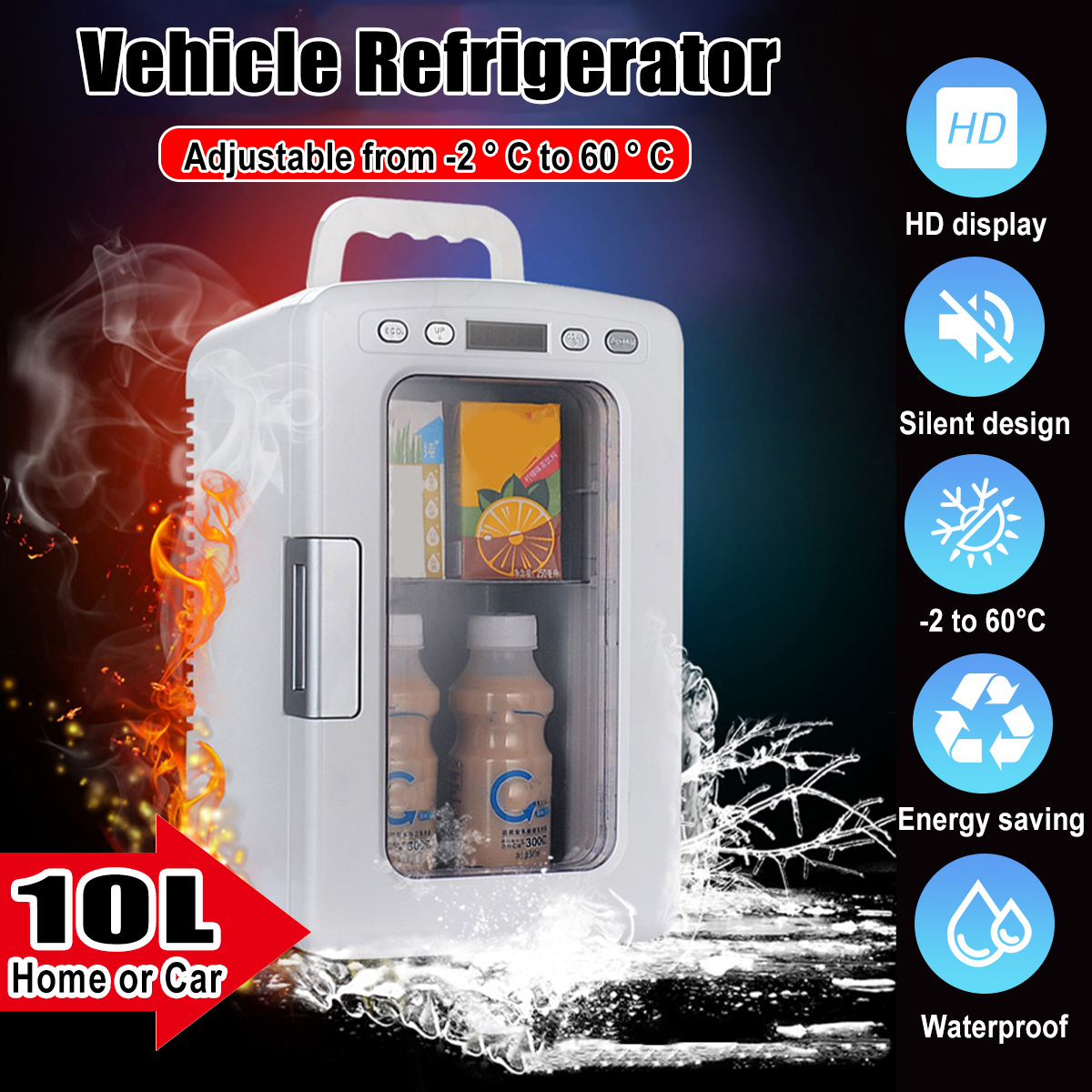 10L-Car-12V-Home-220V-Mini-Refrigerator-Dual-System-Temperature-Control-Portable-1617186