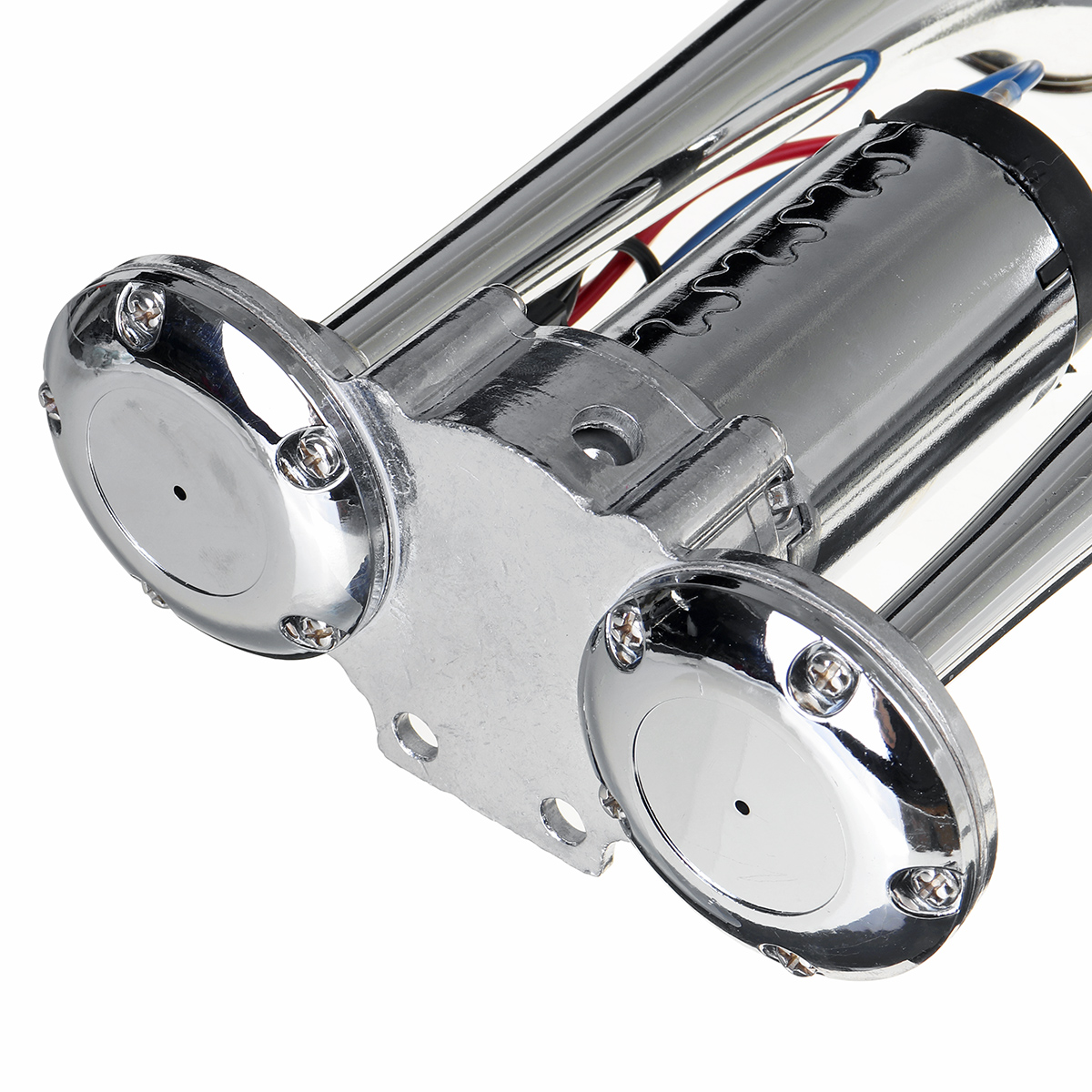 12V-300db-Electric-Horn-Trumpet-Marine-Chrome-Fog-Stainless-Steel-Boat-Truck-1667959