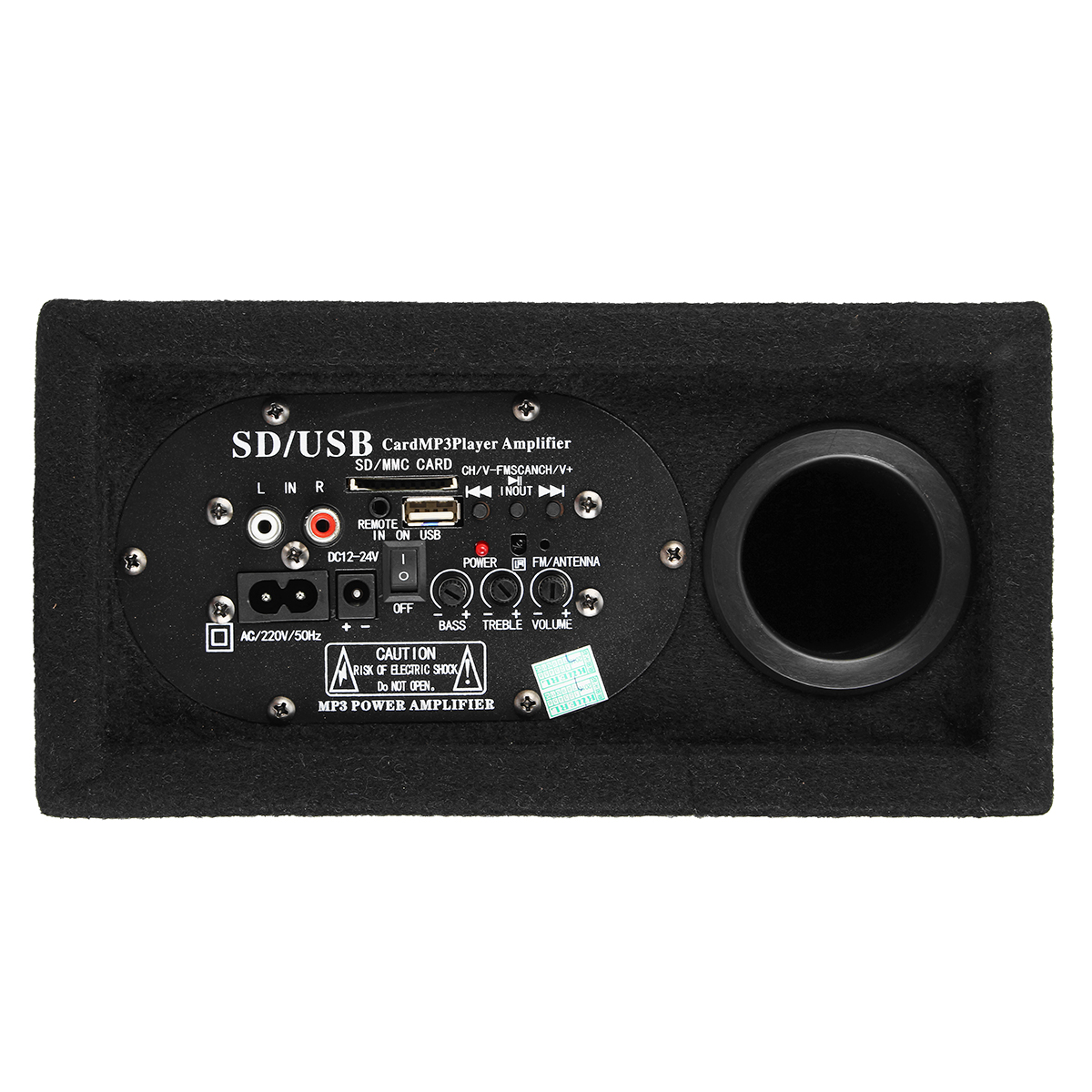 6-Inch-350W-4Omega-Under-Seat-Car-Subwoofer-Speaker-Stereo-Audio-Bass-Powerful-Amplifier-1227719