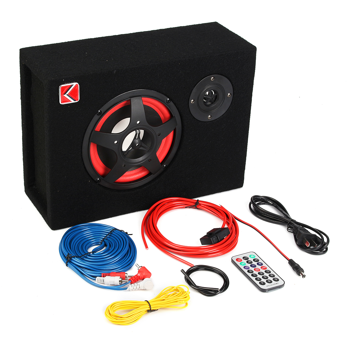 6-Inch-350W-4Omega-Under-Seat-Car-Subwoofer-Speaker-Stereo-Audio-Bass-Powerful-Amplifier-1227719