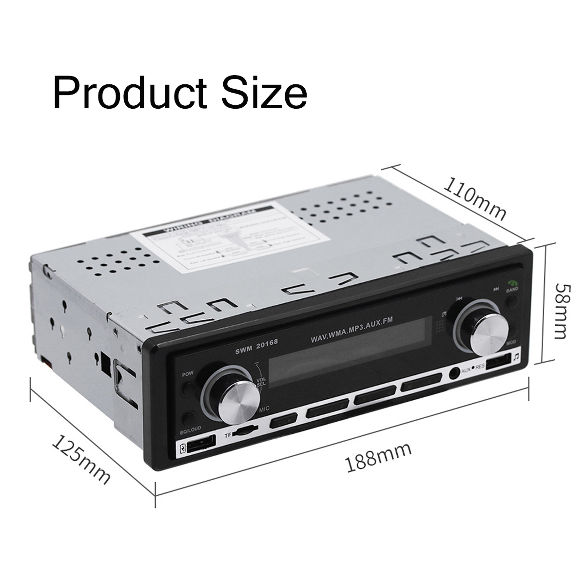 20168-1Din-Car-Radio-Stereo-MP3-Player-HD-bluetooth-With-Remote-Control-AUX-USB-SD-FM-U-Disk-12V-Sup-1624112