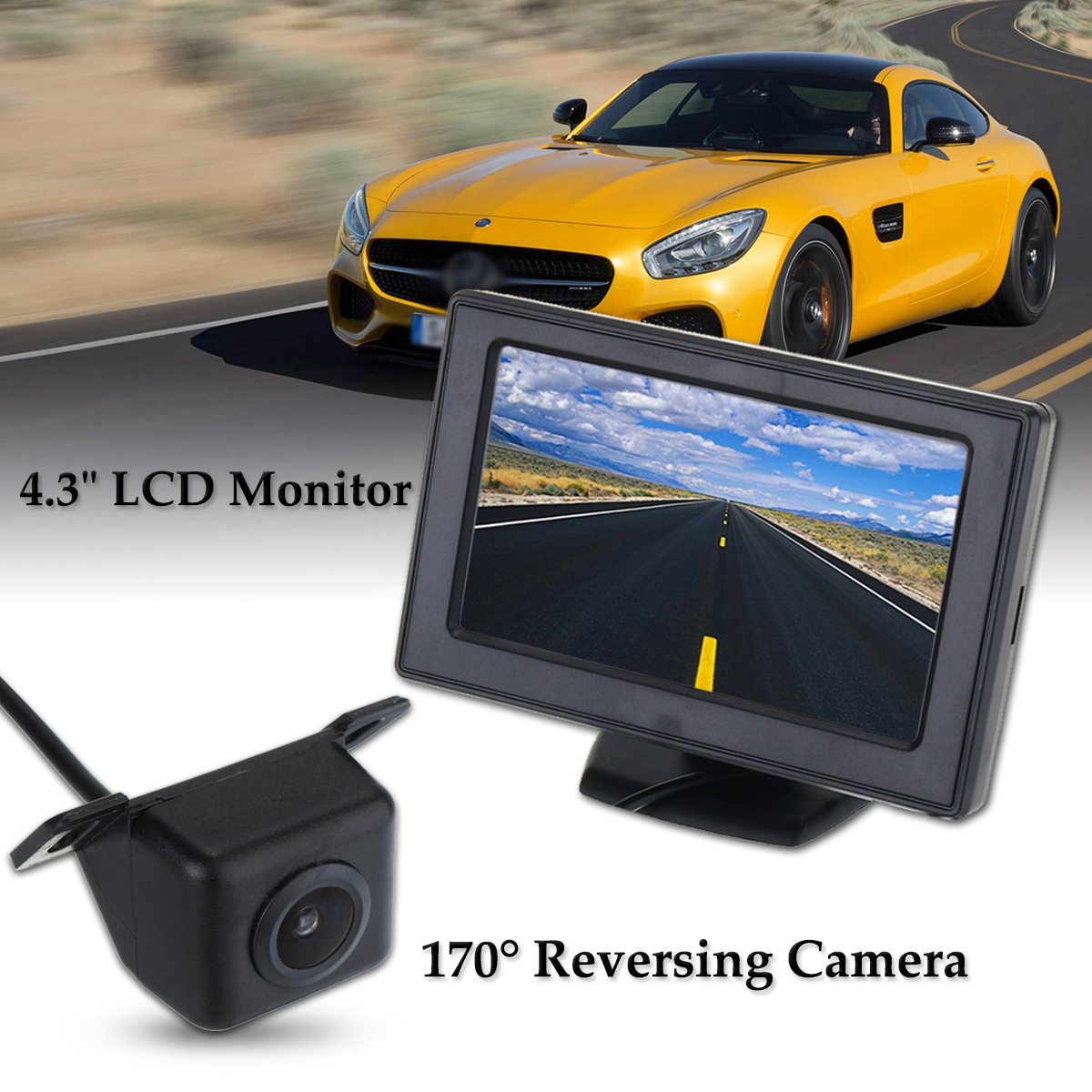 43-Inch-TFT-LCD-Car-Rear-View-Monitor-Night-Vision-Backup-Reverse-Camera-170-Degree-IP67-1255403