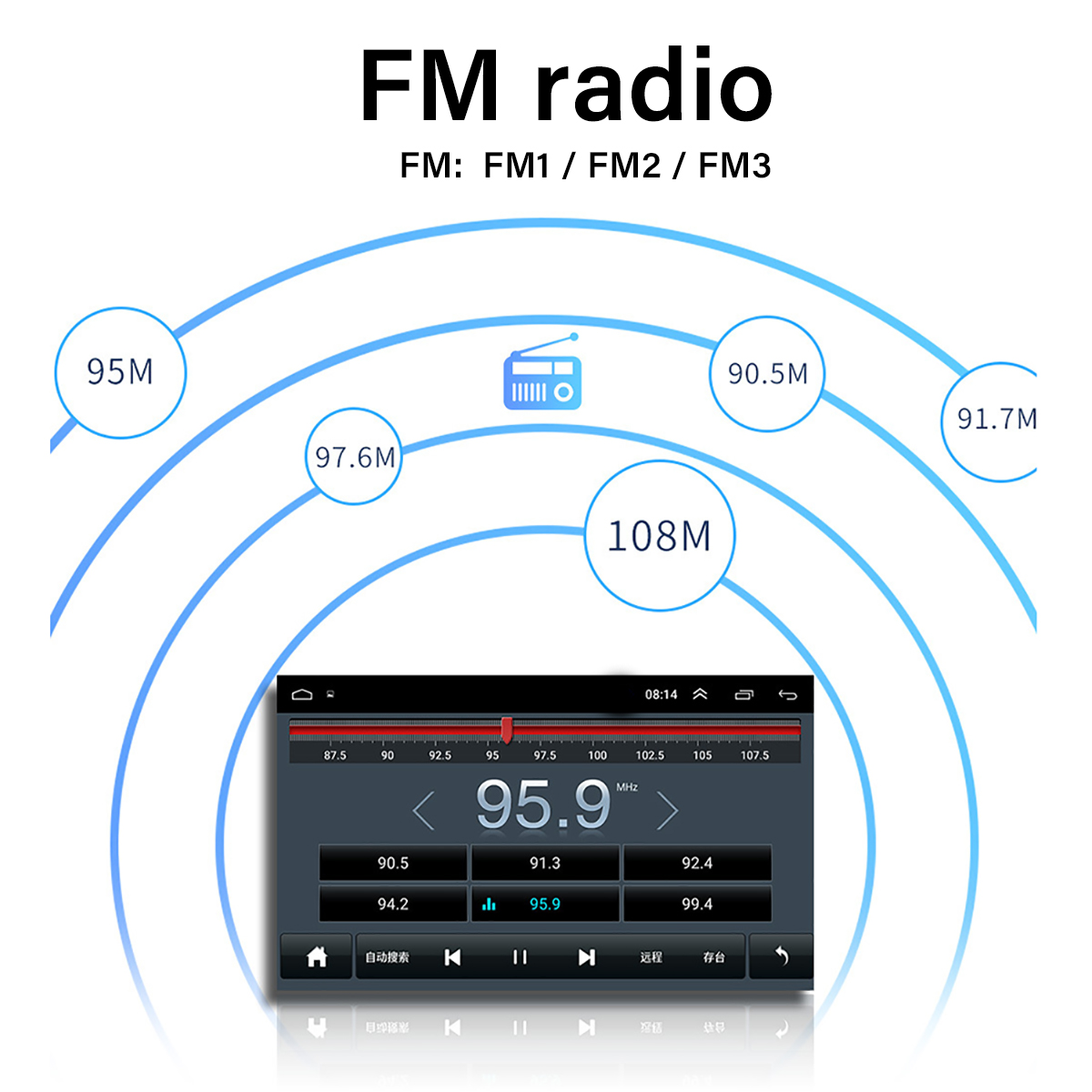 7-Inch-1-Din-Android-81-Car-Radio-Stereo-MP5-Player-4-Core-116G-Retractable-Touch-Screen-WIFI-GPS-bl-1744316