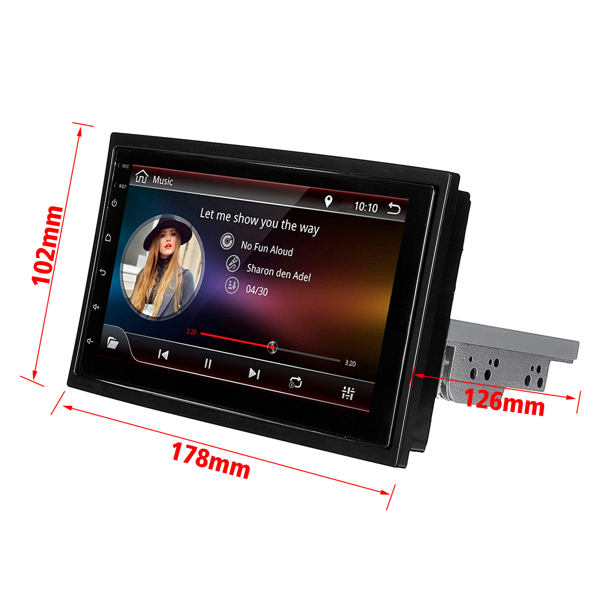 7-Inch-1-Din-Android-81-Car-Stereo-Radio-Multimedia-Player-Adjustable-Screen-Quad-Core-1GB16GB-GPS-W-1559106