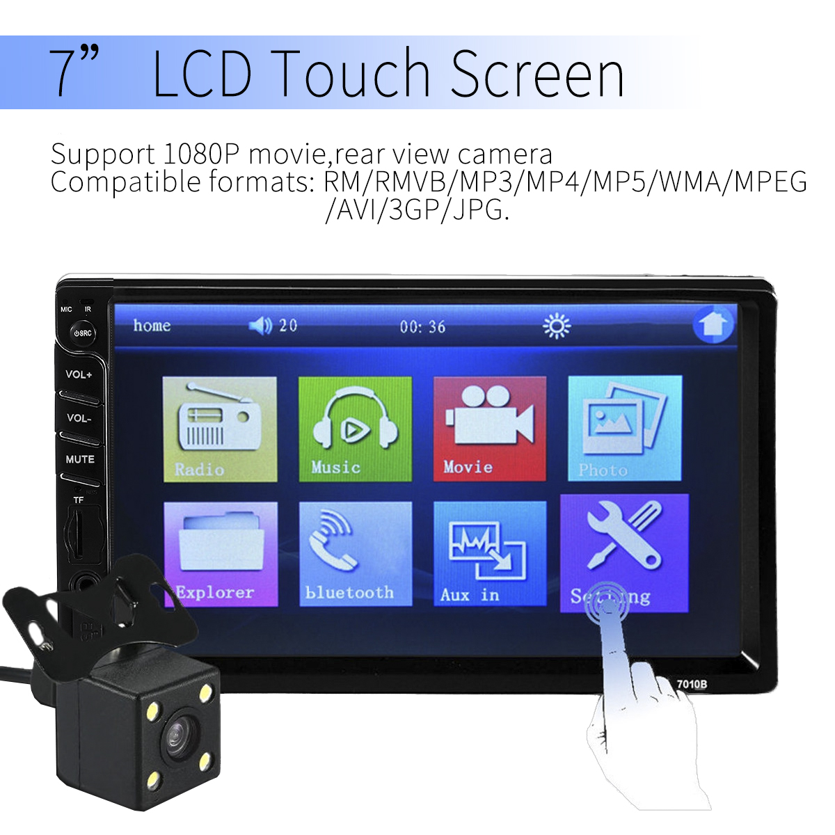 7-Inch-1080P-Touch-Remote-Control-Car-MP5-Player-with-Parking-Sensor-1462414