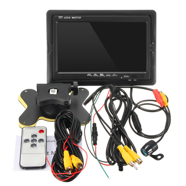7-Inch-Car-Rear-View-TFT-LCD-Monitor--170deg-Waterproof-Reverse-Back-Parking-Camera-1060816
