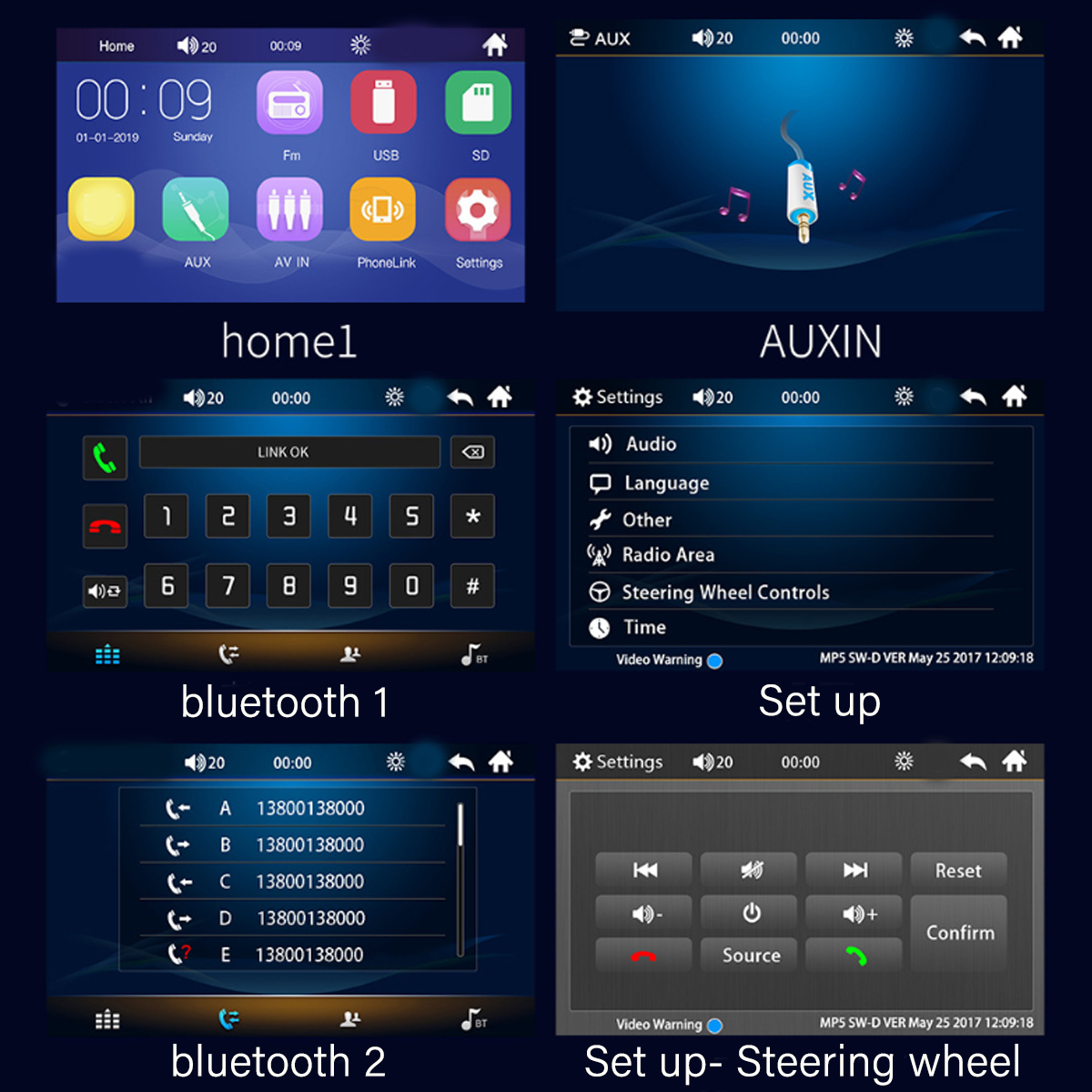 7Inch-Double-2DIN-Car-MP5-Player-bluetooth-Touch-Screen-Stereo-Radio-USB-AUX-Camera-1722547