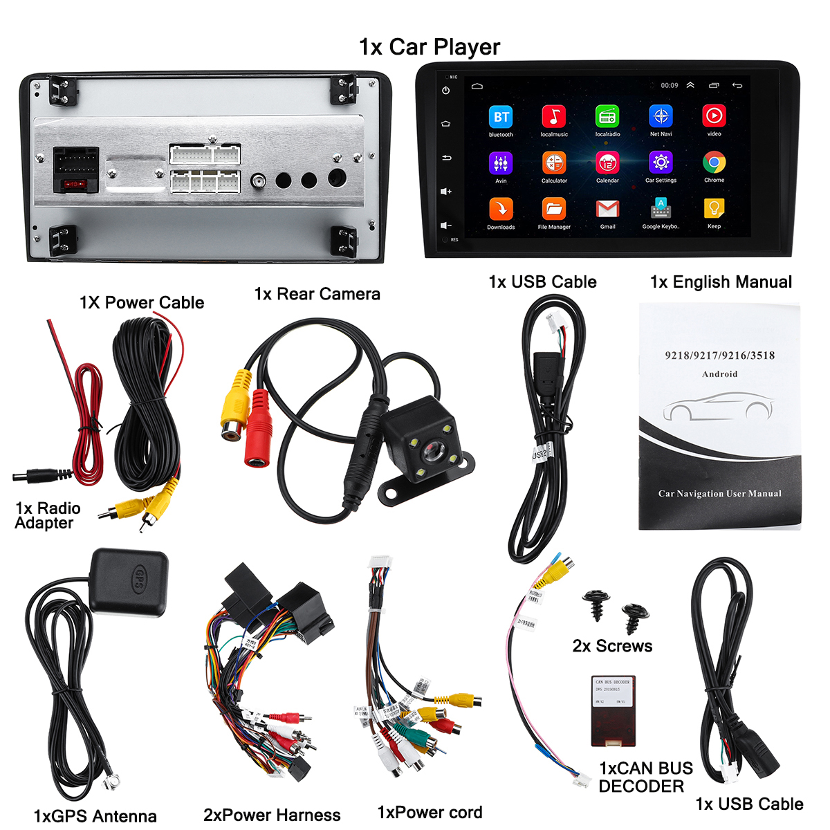 8-Inch-2DIN-For-Android-81-Car-Stereo-Radio-Quad-Core-1GB16GB-GPS-FM-CANBUS-WIFI-DAB-with-Backup-Cam-1630782