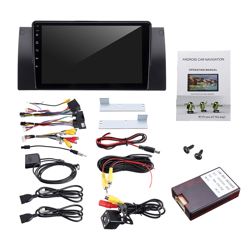 9-Inch-Android-81-Car-Stereo-Radio-Multimedia-Player-Quad-Core-116GB-Wifi-GPS-Microphone-For-BMW-E39-1662456