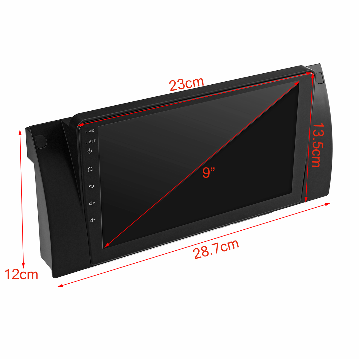 9-Inch-Android-81-Car-Stereo-Radio-Multimedia-Player-Quad-Core-116GB-Wifi-GPS-Microphone-For-BMW-E39-1662456