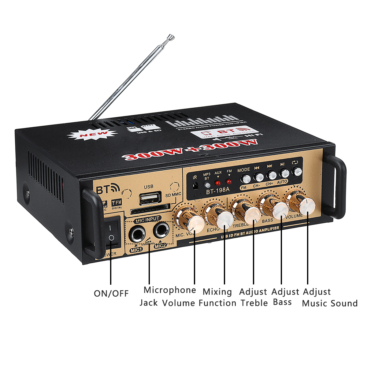 BT-198A-300W300W-Power-Car-Amplifier-HIFI-Digital-Audio-bluetooth-AMP-FM-Radio-For-CarHomeTheater-1567984