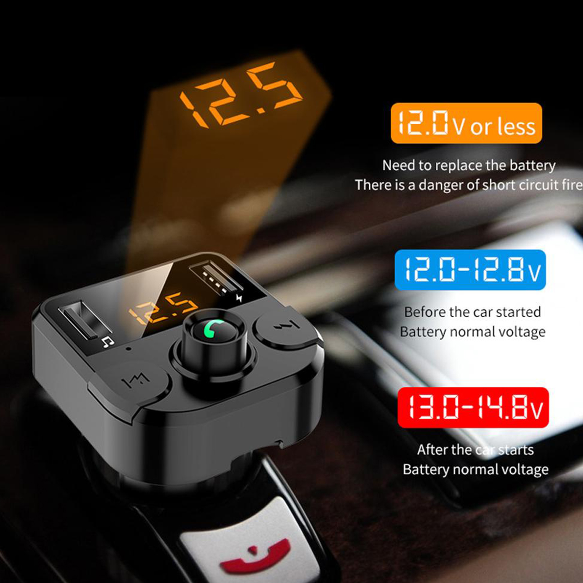 BT36B-bluetooth-50-Car-FM-Transmitter-Wireless-MP3-Player-Handsfree-Dual-USB-Charger-1739614