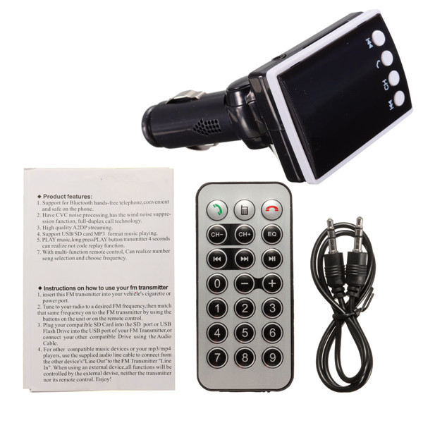 Car-Kit-Wireless-bluetooth-Hands-Free-MP3-Player-Radio-FM-Transimittervs-with-Remote-1061731