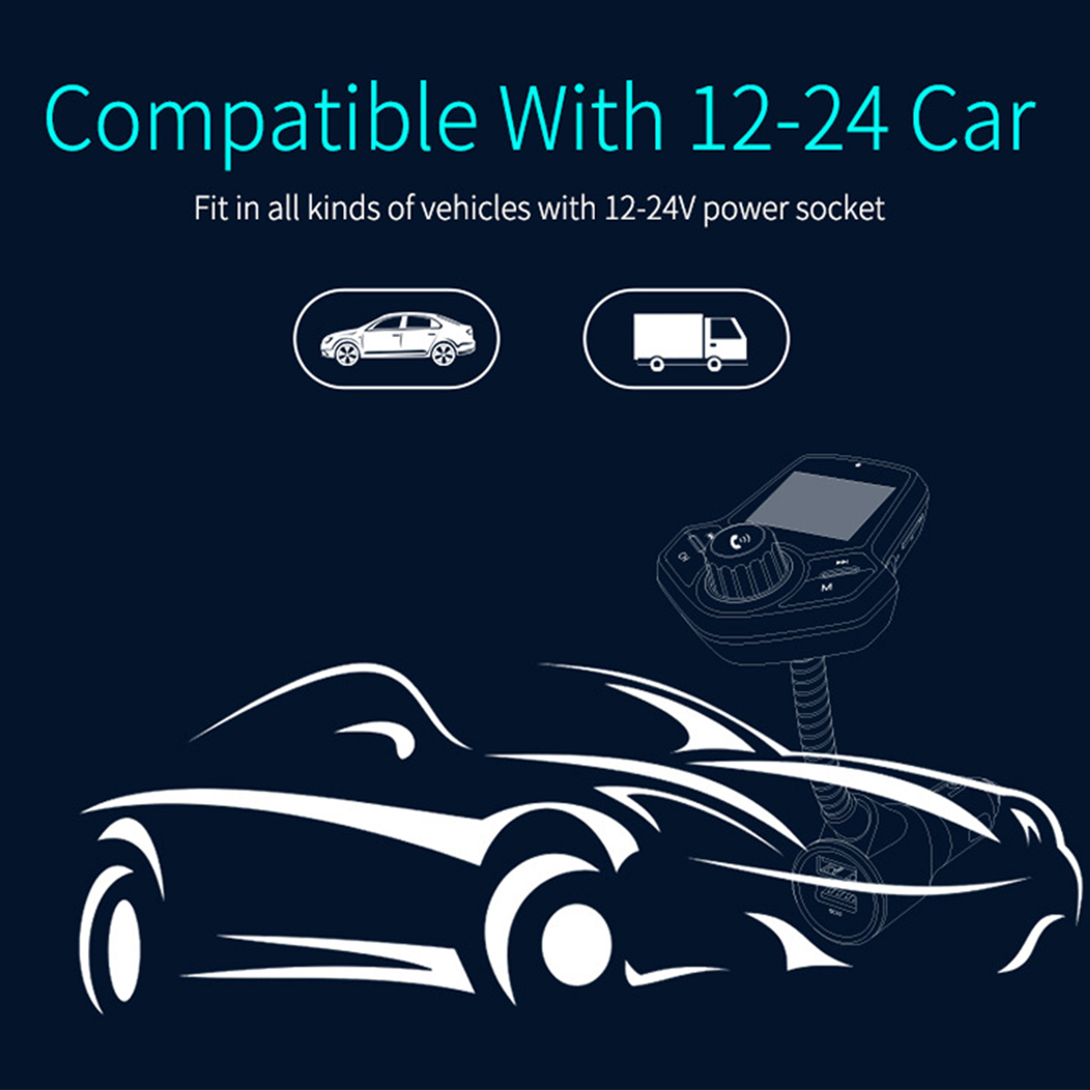 Car-MP3-Player-bluetooth-41-LCD-Screen-Display-With-QC30-Charger-FM-Hands-free-AUX-TF-Card-U-Disk-Un-1632587