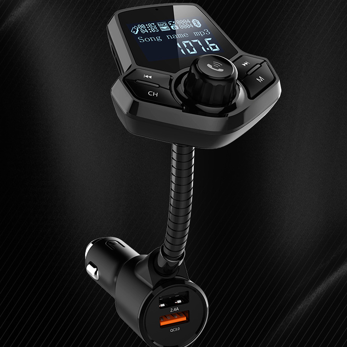 Car-MP3-Player-bluetooth-41-LCD-Screen-Display-With-QC30-Charger-FM-Hands-free-AUX-TF-Card-U-Disk-Un-1632587