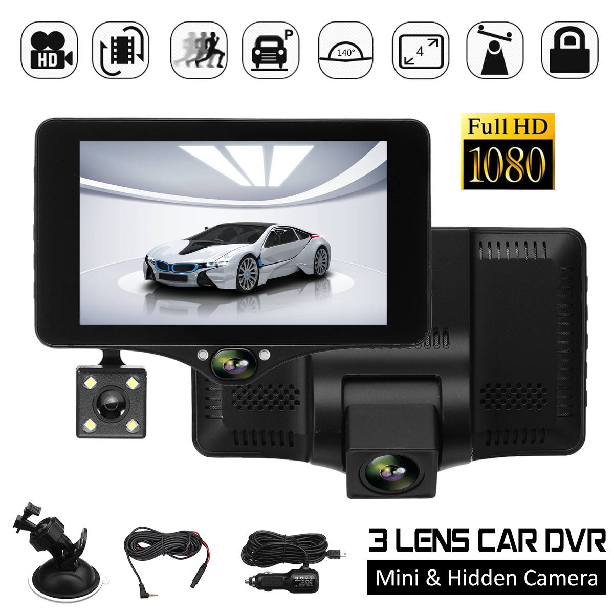 HD-1080P-Rearview-Video-Dash-Cam-Recorder-Camera-G-sensor-Car-DVR-1360705