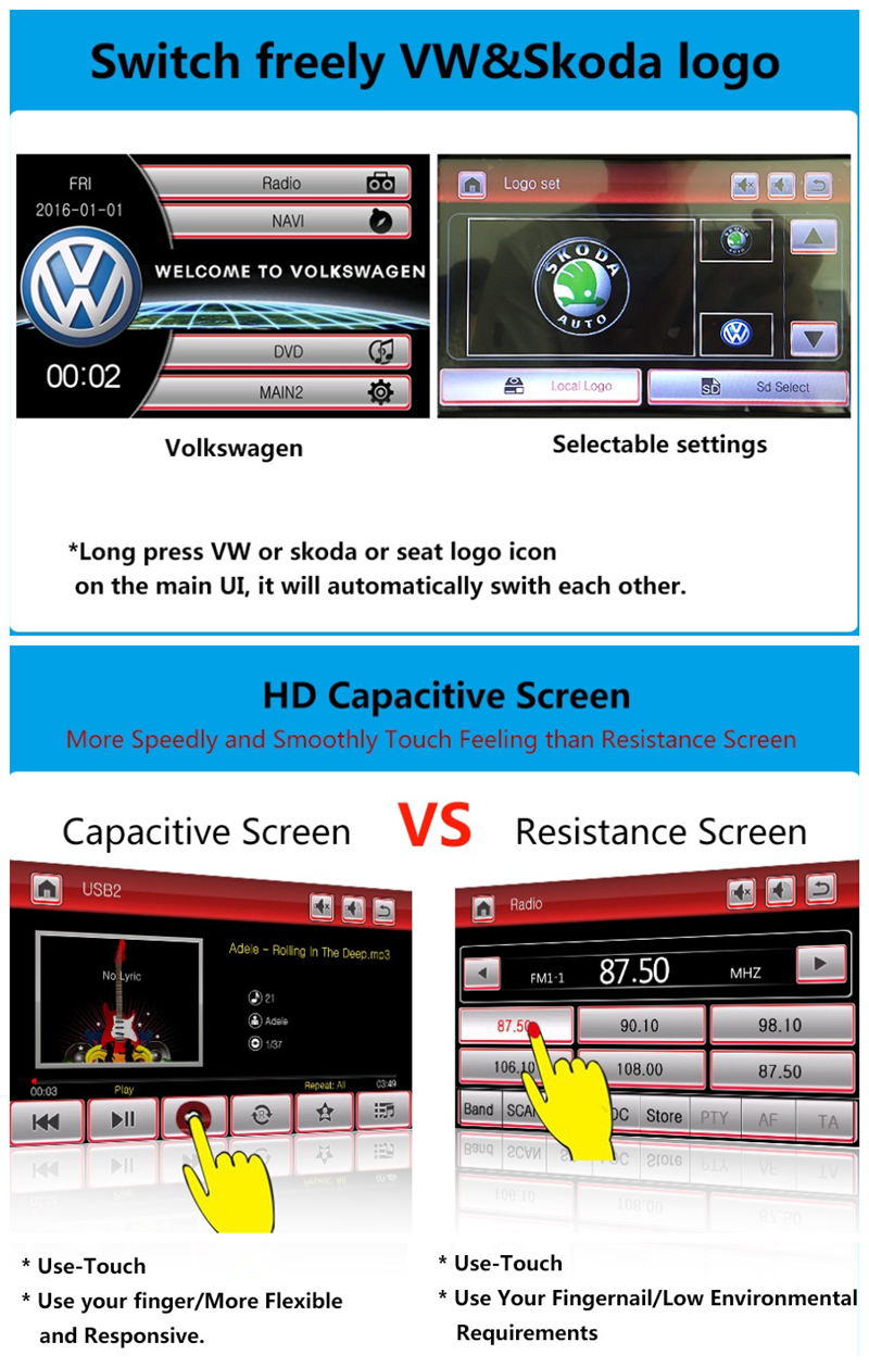 Junsun-7-Inch-2-Din-Car-Stereo-Radio-DVD-Player-GPS-HD-Touch-Screen-bluetooth-FM-AM-for-VW-Golf-5-6--1138330
