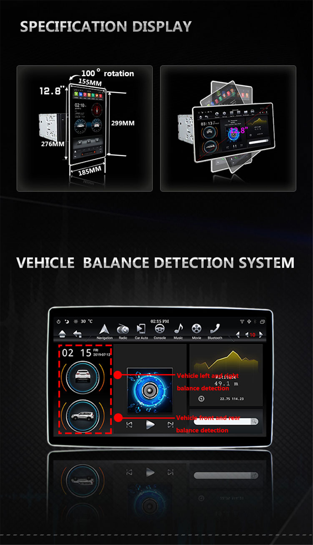 PX6-128-Inch-for-Android-81-Car-Stereo-Radio-180-Degree-Rotable-IPS-Touch-Screen-4G32G-GPS-WIFI-3G-4-1589475