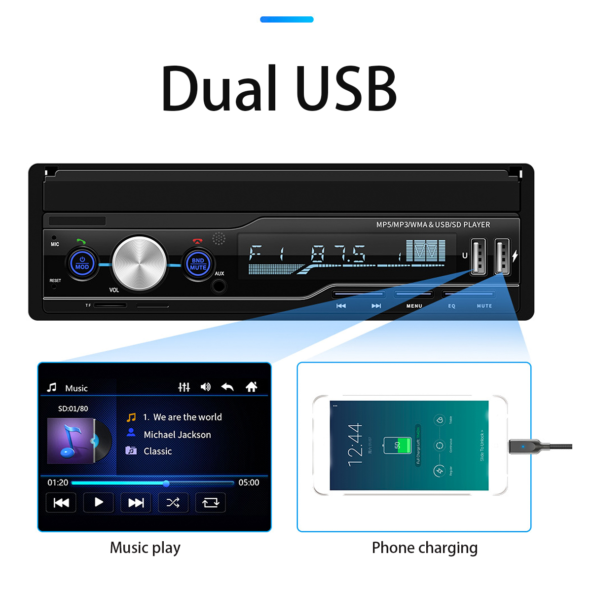 T100-7-Inch-1-Din-Wince-Car-Stereo-Radio-MP5-Player-Hands-free-FM-AM-bluetooth-USB-RDS-AUX-1632192