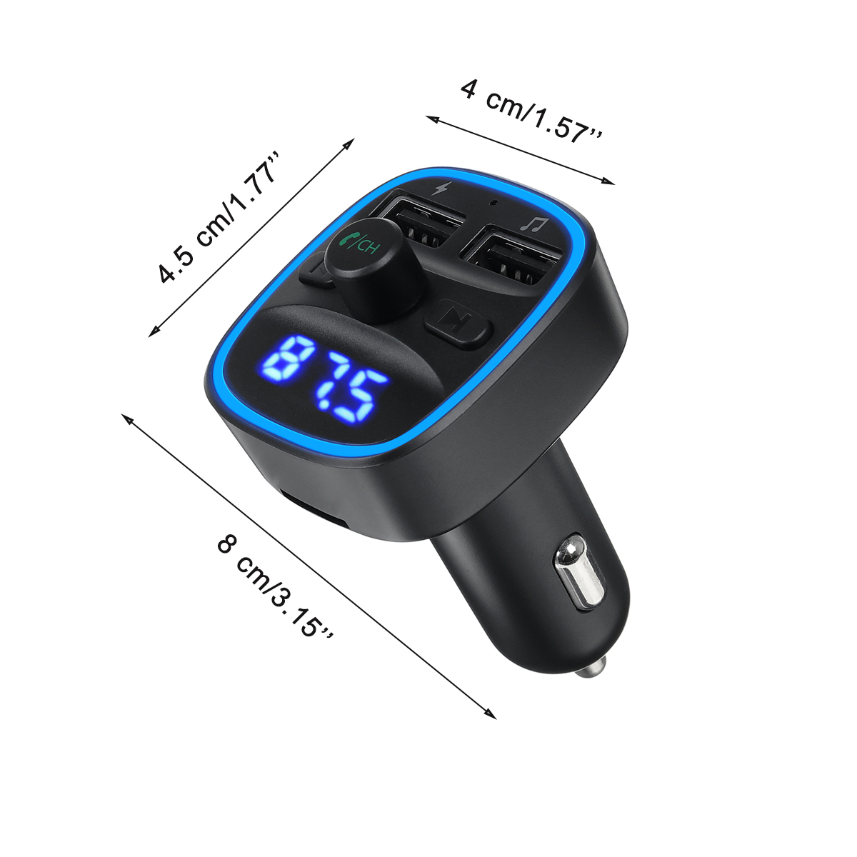 Wireless-bluetooth-50-FM-Transmitter-MP3-Radio-Adapter-Car-Fast-USB-Charger-1767944