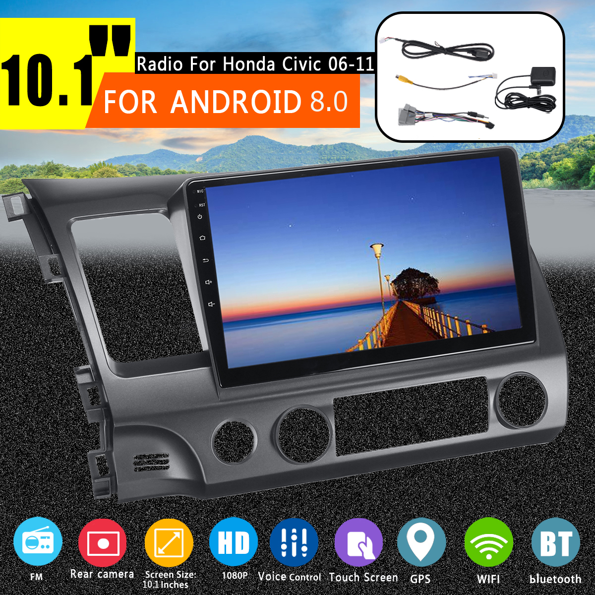 YUEHOO-101-Inch-for-Android-80-Car-MP5-Player-232G-Stereo-Radio-GPS-WIFI-4G-bluetooth-FM-AM-RDS-for--1565006