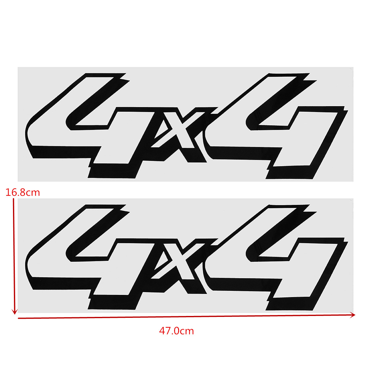 1-Paar-Auto-4x4-Aufkleber-Vinyl-Sticker-Tuning-Decal-47x168cm-Fuumlr-Ford-F-150-1685333