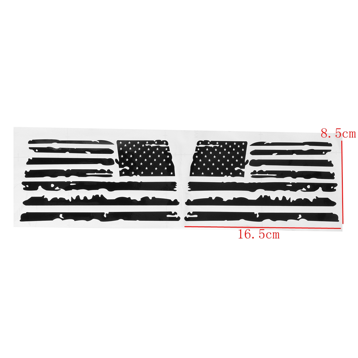 1-Pair-65x32-Distressed-American-Flag-Car-Vinyl-Decal-Sticker-Hood-Fender-1671069