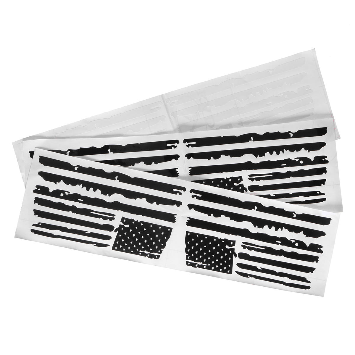 1-Pair-65x32-Distressed-American-Flag-Car-Vinyl-Decal-Sticker-Hood-Fender-1671069
