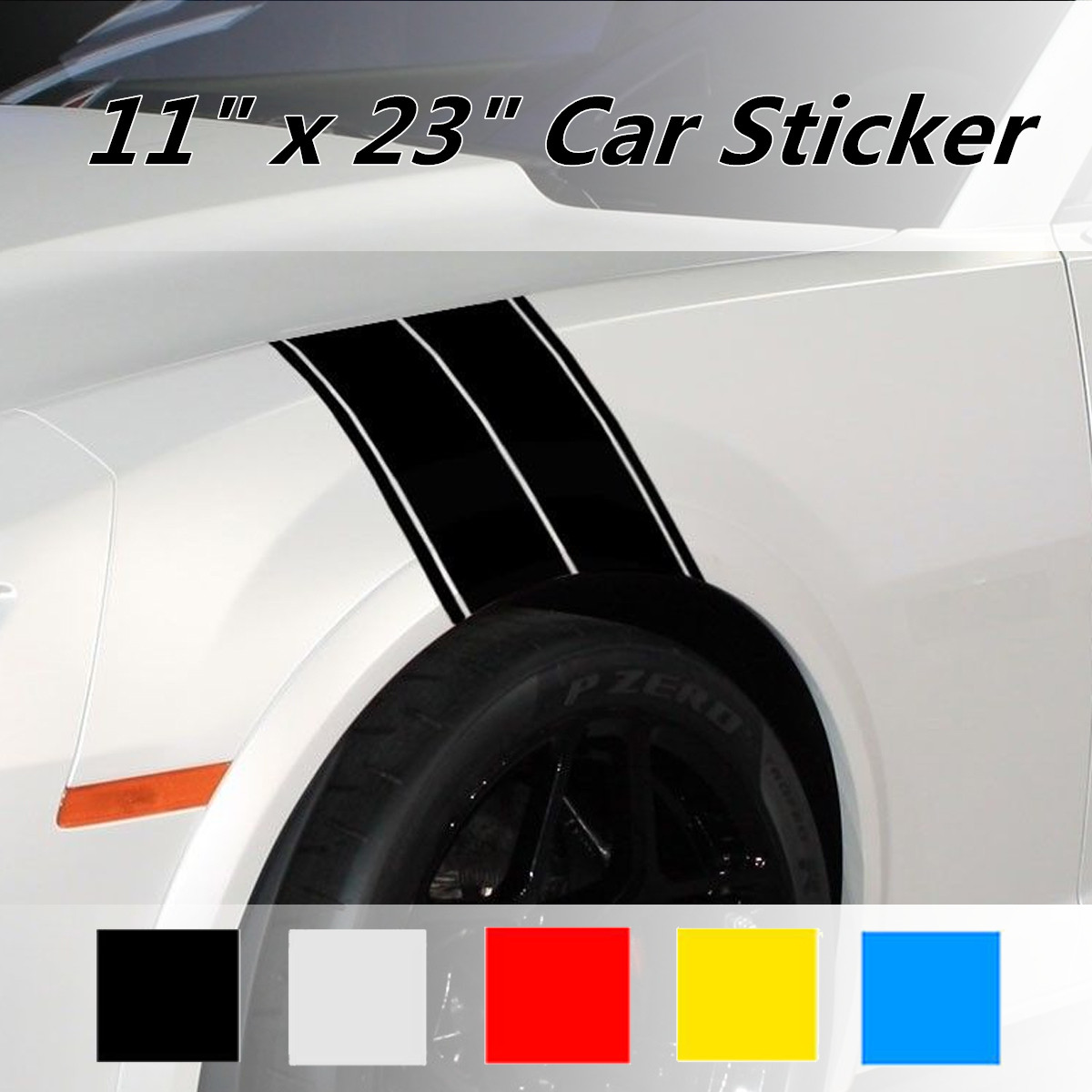 11quotx23quot-Universal-Car-Suv-Fender-Hash-Side-Pin-Stripe-Decal-Sticker-Graphic-1670988