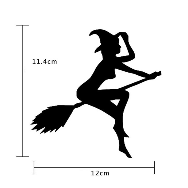 12x114cm-Funny-Lady-Witch-Car-Stickers-Auto-Truck-Vehicle-motorcycle-Vinyl-Decal-1168829