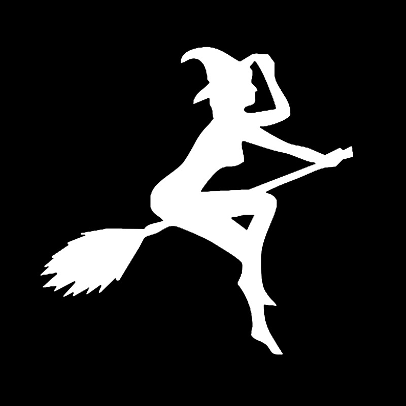 12x114cm-Funny-Lady-Witch-Car-Stickers-Auto-Truck-Vehicle-motorcycle-Vinyl-Decal-1168829