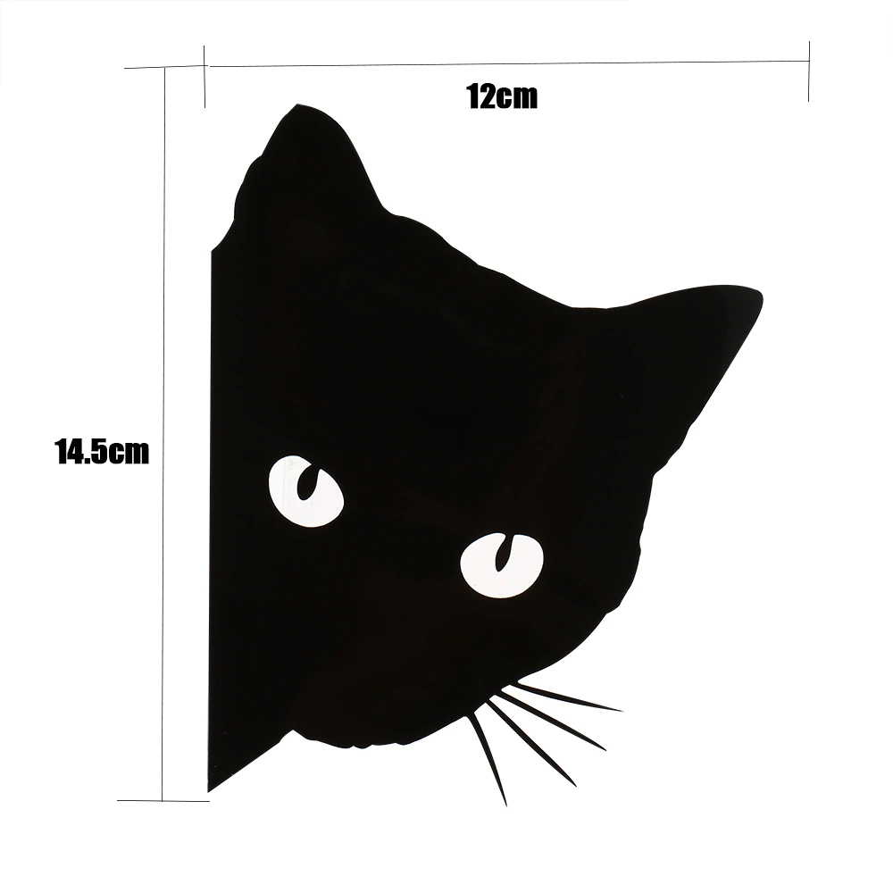 12x145cm-Cat-Face-Peering-Car-Stickers-Decals-Cat-Decorative-Sticker-1675161