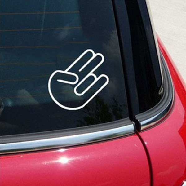 14x10cm-Gesture-Reflective-Car-Stickers-Auto-Truck-Vehicle-Motorcycle-Decal-1173421