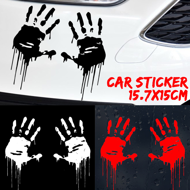 157x15cm-Car-Styling-Vinyl-Car-Stickers-HandPrint-Window-Decal-1675160