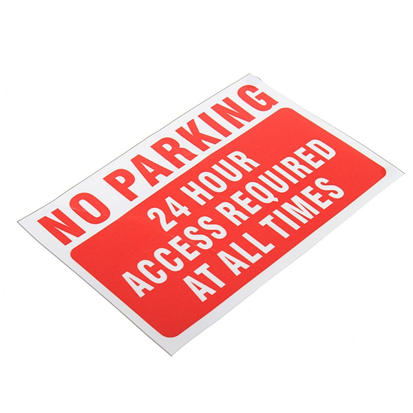 15x10cm-Waterproof-Vinyl-Decal-Sticker-NO-Parking-Warning-Sign-Pattern-Words-1080016