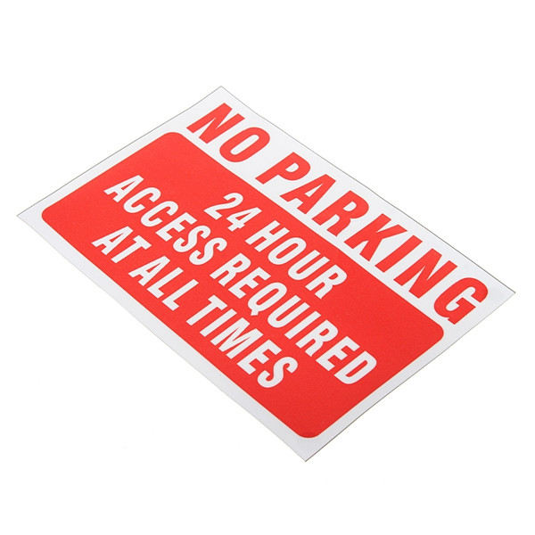 15x10cm-Waterproof-Vinyl-Decal-Sticker-NO-Parking-Warning-Sign-Pattern-Words-1080016