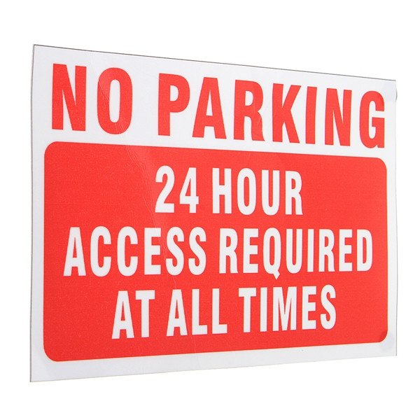 15x10cm-Waterproof-Vinyl-Decal-Sticker-NO-Parking-Warning-Sign-Pattern-Words-1080016